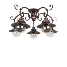 Люстра стельова Light House SRS-16286-5 коричневий