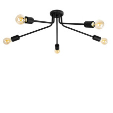 Светильник потолочный Attic L-5 C400 Black Черный (1499) Светильник потолочный Attic L-5 C400 Black Черный (1499)