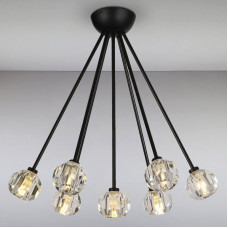 Светильник потолочный Light House LS-15373-7 BK Черный Светильник потолочный Light House LS-15373-7 BK Черный