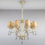 Изображение Люстра подвесная классическая Light House LS-15718-8 CRM+GLD бежевая ИМ Light-Deco 