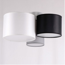 Люстра стельова з абажурами Light House NM-14763/3 WT+MIX TK E27 білий