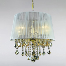 Люстра подвесная Light House LS-15255GD-5 GD IVORY золото Люстра подвесная Light House LS-15255GD-5 GD IVORY золото
