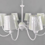 Зображення Люстра підвісна з абажурами Light House NM-15291/8 WT+WT ТК білийИМ Light-Deco2