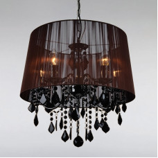 Люстра підвісна Light House LS-15255BL-5 BL BROWN чорна