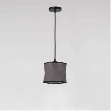 Люстра підвісна з абажуром Light House SRS-16338-1 чорний