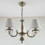 Зображення Люстра підвісна з абажурами Light House SR-10321/3P AB WH бронзаИМ Light-Deco