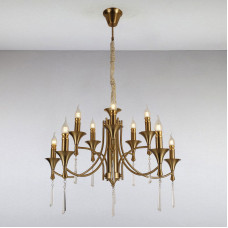 Люстра підвісна свічки Light House LS-13385-5+5 CU бронза