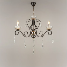 Люстра підвісна свічки Light House SRS-16395/3 чорний