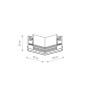 Изображение Соединитель угловой врезной Nowodvorski 10158 LVM Recessed Horizintal Corner IP20 Bl ИМ Light-Deco 2 