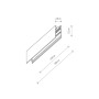 Изображение Магнитный шинопровод накладной Nowodvorski 10163 LVM Track 2m IP20 Bl ИМ Light-Deco 1 