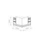 Изображение Соединитель угловой накладной Nowodvorski 10164 LVM Horizontal Corner IP20 Bl ИМ Light-Deco 3 