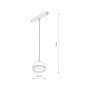 Изображение Магнитный трековый светильник Nowodvorski 10155 LVM Slot Led 8w 3000к 370Lm IP20 Bl ИМ Light-Deco 1 