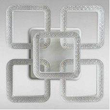 Стельова люстра LED з підсвічуванням Light House SC-18202/4+1C WH+PK/BU/PL 180W+26W 2.4G 540*540*140 біла