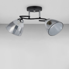 Люстра стельова Light House SC-18664/2 CR+BK 450*180*240 чорна + хром