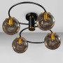 Зображення Люстра стельова шар Light House DX-18670-4 BK+DGD 380*510*280 чорний + бронза ИМ Light-Deco 1 