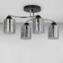Зображення Люстра стельова Light House SC-18668/4 BK+CR 540*340*250 чорна + хром ИМ Light-Deco 