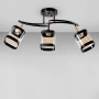Изображение Люстра потолочная Light House SC-18204/3 BK+FG 50*50*26 черный + золото ИМ Light-Deco 