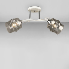 Люстра стельова Light House SC-18671/2 WH+CR 430*190*240 білий + хром