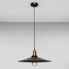 Люстра підвісна Лофт Light House LS-18138-1 BK(400) чорний + бронза