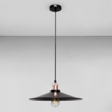 Люстра підвісна Лофт Light House LS-18674-1 BK(400) чорний + золото