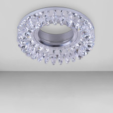 Світильник точковий вбудований levistella 716016 хром + прозорий