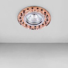 Світильник точковий вбудований levistella 716079 золото + прозорий