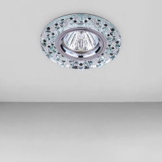 Світильник точковий вбудований levistella 716086 хром + прозорий