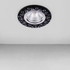 Світильник точковий вбудований levistella 716088 чорний + прозорий