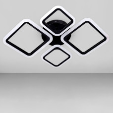 Люстра стельова LED Light House SL-18183/2+2 BK 96W DIMMER 3000-6000 H130*L700*W510, колір чорний