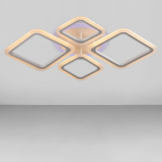 Люстра стельова LED Light House SL-18183/2+2 WT+RGB 96W DIMMER 3000-6000 H130*L700*W510, колір білий