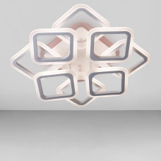 Люстра стельова світлодіодна LED Light House SL-18183/4+4 WT+RGB 192W DIMMER 3000-6000 H140*L600*W610, колір білий