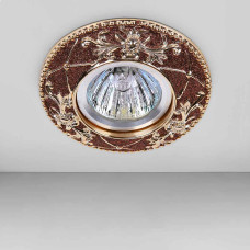 Світильник точковий вбудований levistella 7471027 COF кавовий + золото