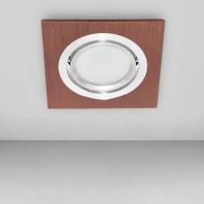 Світильник точковий вбудований levistella 7471235 COF венге (коричневий)