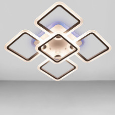 Люстра стельова світлодіодна LED Light House SL-18185/4+1 RGB WT 150W H110*L580*W580, колір білий