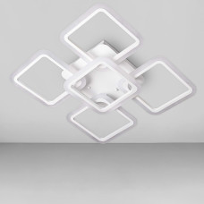 Люстра стельова світлодіодна LED Light House SL-18185/4+1 WT 150W DIMMER 3000-6000 H110*L580*W580, колір білий