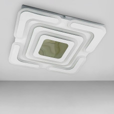 Люстра стельова світлодіодна LED Light House SL-18686/500 WT 184W+12W-RGB H40*L500*W500, колір білий