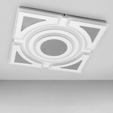 Люстра стельова світлодіодна LED Light House SL-18687/500 WT 162W+11W-RGB H40*L500*W500, колір білий