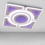 Зображення Люстра стельова світлодіодна LED Light House SL-18687/500 WT 162W+11W-RGB H40*L500*W500, колір білий ИМ Light-Deco 1 