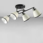 Зображення Люстра стельова Light House SC-18696/4 CR+BK 520*170*250 чорний + хром, плафон білий  ИМ Light-Deco 