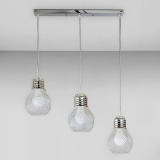 Люстра підвісна лофт Light House LS-18597F-3 CR (500) хром