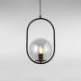 Изображение Люстра подвесная шар Light House LS-18127-1 BK+CL черная, плафон прозрачный ИМ Light-Deco 1 