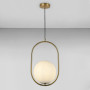 Изображение Люстра подвесная шар Light House  LS-18127-1 BRZ+WH бронза, плафон белый  ИМ Light-Deco 