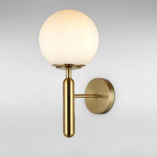 Настінний світильник Бра шар Light House LS-18598-1 BRZ+WH бронза, плафон білий 