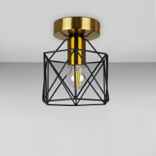 Люстра стельова Лофт Light House LS-17181F-1 BRZ+BK бронза + чорний