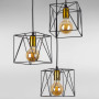 Зображення Люстра підвісна Light House LS-17182F-3 BRZ+BK (300) бронза з чорним ИМ Light-Deco 1 