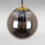 Зображення Люстра підвісна куля Levistella 756PR150F-1 BRZ+BK бронза, плафон чорний  ИМ Light-Deco 1 
