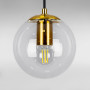 Зображення Люстра підвісна куля Levistella 756PR150F-1 BRZ+CL бронза, плафон прозорий  ИМ Light-Deco 1 