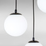 Зображення Люстра підвісна кулі Levistella 756PR150F-3 BK+WH (300) чорна, плафон білий  ИМ Light-Deco 1 