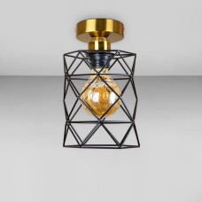 Люстра стельова Лофт Light House LS-17193F-1 BRZ+BK бронза + чорний