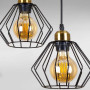 Зображення Люстра підвісна Light House LS-17196F-3 BRZ+BK (300) бронза з чорним ИМ Light-Deco 1 